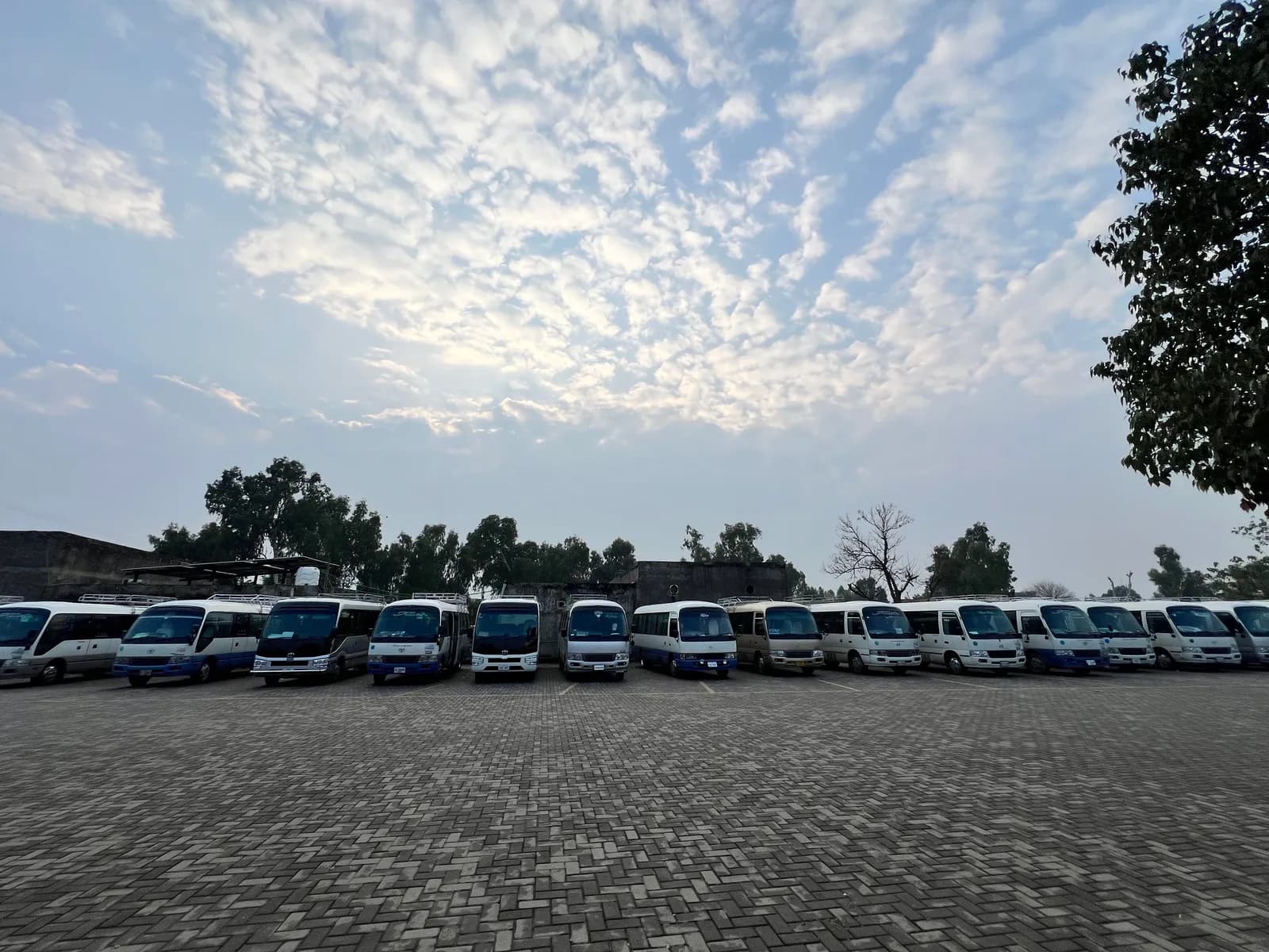 UTS Coasters parked at University Campus Lot