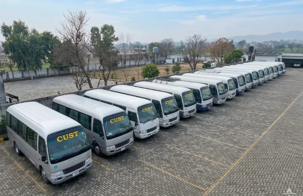UTS Toyota Coaster Fleet at Capital University of Science and Technology